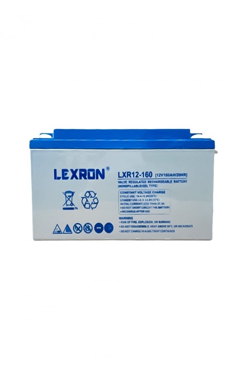 Lexron 12 Volt 160 Amper Deep Cycle Jel Akü Lexron 12 Volt 160 Amper Deep Cycle Jel Akü
