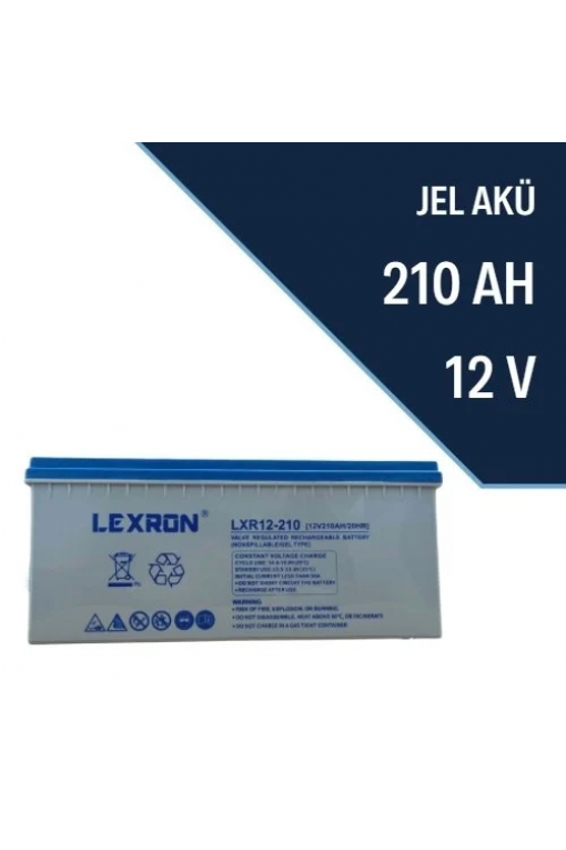 LEXRON 12V 210AH Deep Cycle Karbon Jel Akü LEXRON 12V 210AH Deep Cycle Karbon Jel Akü