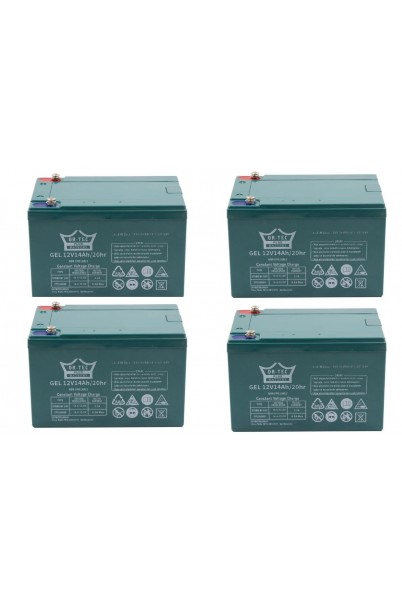 Stmax Elektrikli Biskilet Aküsü Ortec 12V 14AH Motorsiklet Jel Akü 4'lü Set Stmax Elektrikli Biskilet Aküsü Ortec 12V 14AH Motorsiklet Jel Akü 4'lü Set