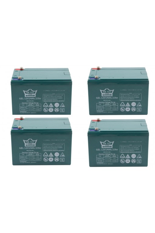 Arora Casper Uyumlu Ortec 12V 14AH Motorsiklet Jel Akü 4'lü Set Arora Casper Uyumlu Ortec 12V 14AH Motorsiklet Jel Akü 4'lü Set