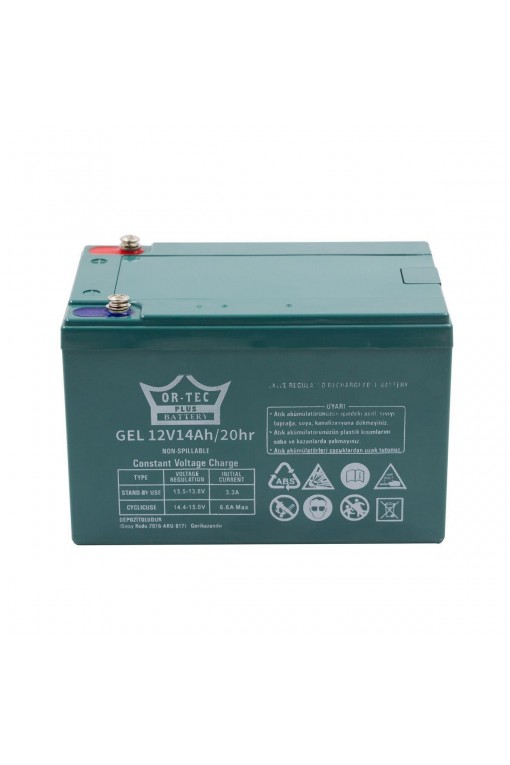 VOOLE CarbonX 12V 14Ah Jel Elektrikli Bisiklet Aküsü VOOLE CarbonX 12V 14Ah Jel Elektrikli Bisiklet Aküsü