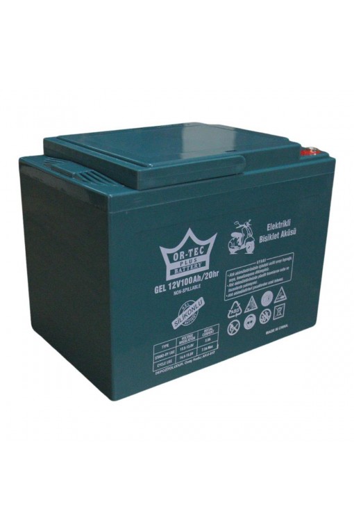 Ortec Plus 12V 100AH Elektrikli Motosiklet Aküsü 2024 Üretim Ortec Plus 12V 100AH Elektrikli Motosiklet Aküsü 2024 Üretim