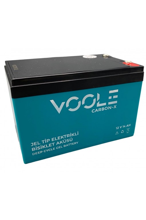 VOOLE CarbonX 12V 14Ah Jel Elektrikli Bisiklet Aküsü 4 Adet VOOLE CarbonX 12V 14Ah Jel Elektrikli Bisiklet Aküsü 4 Adet