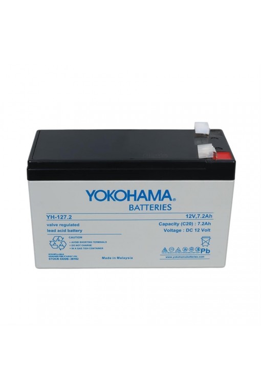 Yokohama YH-127.2 12 Volt - 7.2 Amper UPS'ler İçin Akü Yokohama YH-127.2 12 Volt - 7.2 Amper UPS'ler İçin Akü
