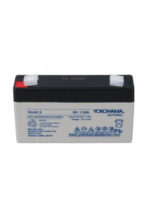 Yokohama YH-61.3 6 Volt - 1.3 Amper Akü Yokohama YH-61.3 6 Volt - 1.3 Amper Akü