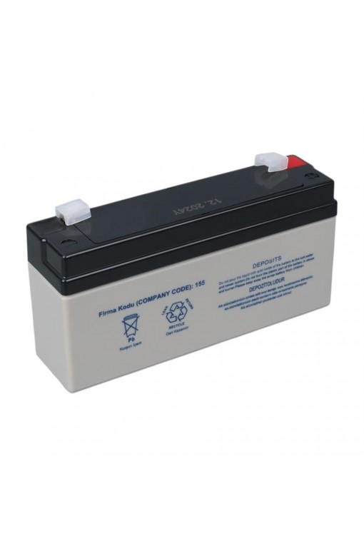 Yokohama YH-63.4 6 Volt - 3.4 Amper Yatık Akü Yokohama YH-63.4 6 Volt - 3.4 Amper Yatık Akü