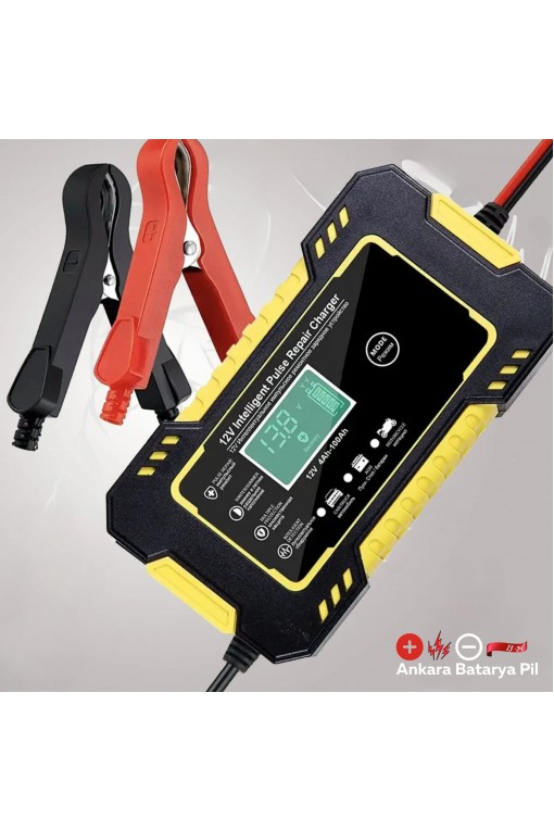 12v 6a Akıllı Araba Motosiklet Lcd Ekran Araç Akü Onarım Hızlı Şarj Cihazı Islak Kuru Jel Kurşunasit 12v 6a Akıllı Araba Motosiklet Lcd Ekran Araç Akü Onarım Hızlı Şarj Cihazı Islak Kuru Jel Kurşunasit