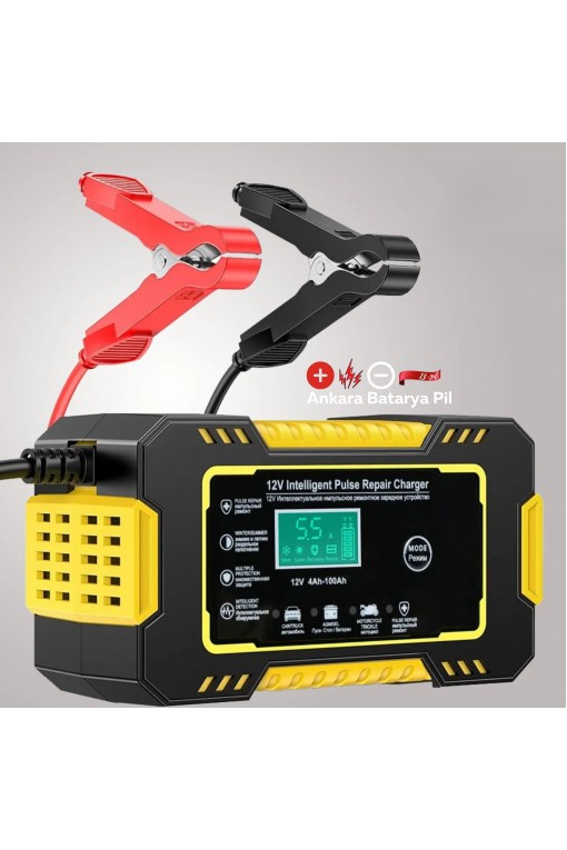 12v 6a Akıllı Araba Motosiklet Lcd Ekran Araç Akü Onarım Hızlı Şarj Cihazı Islak Kuru Jel Kurşunasit 12v 6a Akıllı Araba Motosiklet Lcd Ekran Araç Akü Onarım Hızlı Şarj Cihazı Islak Kuru Jel Kurşunasit