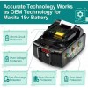 Makita BL1840-BL1850 18v 6Ah Muadil Batarya Makita BL1840-BL1850 18v 6Ah Muadil Batarya