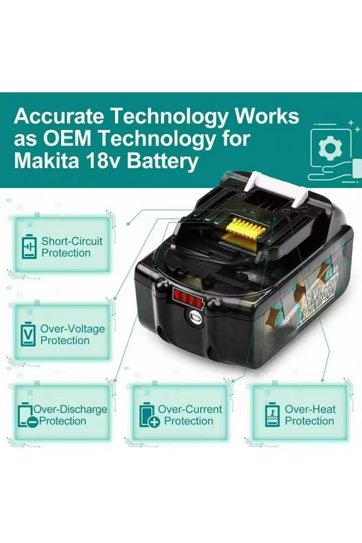 Makita BL1840-BL1850 18v 6Ah Muadil Batarya Makita BL1840-BL1850 18v 6Ah Muadil Batarya