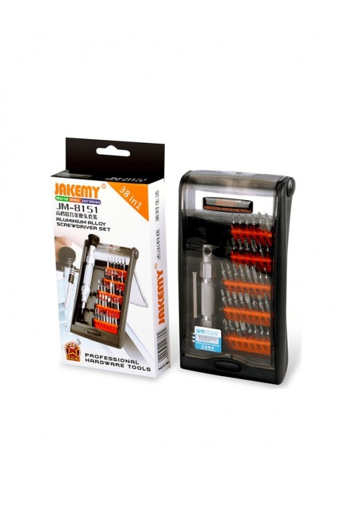 Jakemy JM-8151 38 Parça Tornavida Takımı Seti Jakemy JM-8151 38 Parça Tornavida Takımı Seti