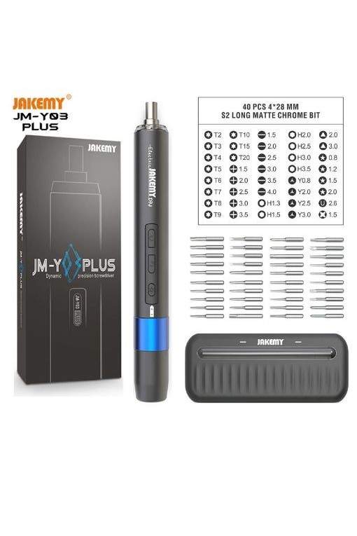 JM-Y03 PLUS 43'ü 1 arada Akıllı Hassas Elektrikli Tornavida JM-Y03 PLUS 43'ü 1 arada Akıllı Hassas Elektrikli Tornavida