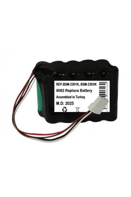 Nihon Kohden BSM-2301K Hastabaşı Monitör için 12v Medikal Batarya Nihon Kohden BSM-2301K Hastabaşı Monitör için 12v Medikal Batarya
