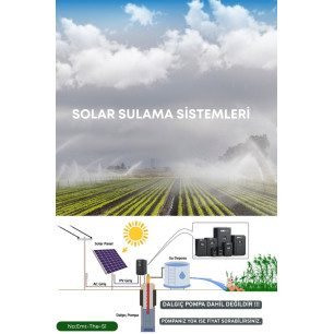 SOLAR GÜNEŞ ENERJİ SULAMA SİSTEMİ 2Hp/3Hp (1,5kW/2,2 kW) Solar Pompa Sürücüsü (3x220) 585 W Güneş Paneli SOLAR GÜNEŞ ENERJİ SULAMA SİSTEMİ 2Hp/3Hp (1,5kW/2,2 kW) Solar Pompa Sürücüsü (3x220) 585 W Güneş Paneli