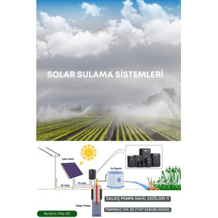 SOLAR GÜNEŞ ENERJİ SULAMA SİSTEMİ 50Hp (37 kW) Solar Pompa Sürücüsü (Trifaze) 585 W Güneş Paneli SOLAR GÜNEŞ ENERJİ SULAMA SİSTEMİ 50Hp (37 kW) Solar Pompa Sürücüsü (Trifaze) 585 W Güneş Paneli