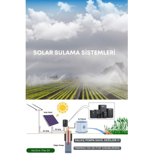 SOLAR GÜNEŞ ENERJİ SULAMA SİSTEMİ 30Hp (22 kW) Solar Pompa Sürücüsü (Trifaze) 585 W Güneş Paneli SOLAR GÜNEŞ ENERJİ SULAMA SİSTEMİ 30Hp (22 kW) Solar Pompa Sürücüsü (Trifaze) 585 W Güneş Paneli