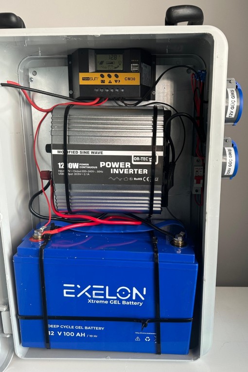 Enerjitaşınabilir Güneş Enerji Paketi 12volt Buzdolabı Ve 220volt Tv Aydınlatma Paketi