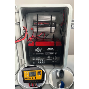 EnerjiStar Taşınabilir Güneş Enerji Paketi Vantilatör 12v Buzdolabı vs