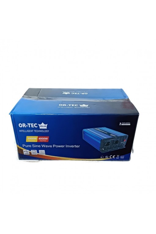 Ortec Solar 12 Volt 2000 Watt Tam Sinüs İnverter Ortec Solar 12 Volt 2000 Watt Tam Sinüs İnverter
