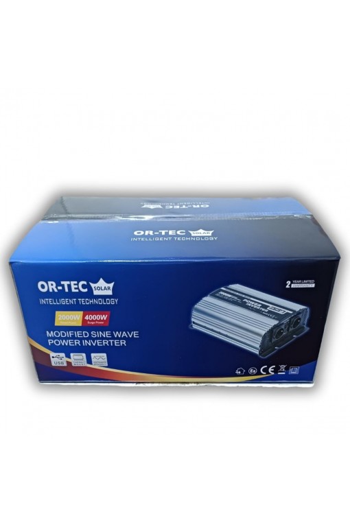 Ortec Solar 12v 2000 Watt Modifiye Sinüs İnverter Ortec Solar 12v 2000 Watt Modifiye Sinüs İnverter