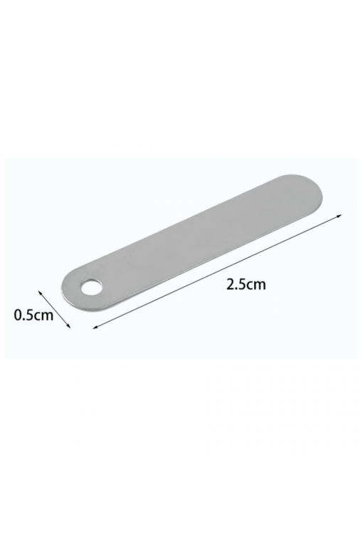 100 Adet 2.5cm x 0.5cm Pil Punta Teli