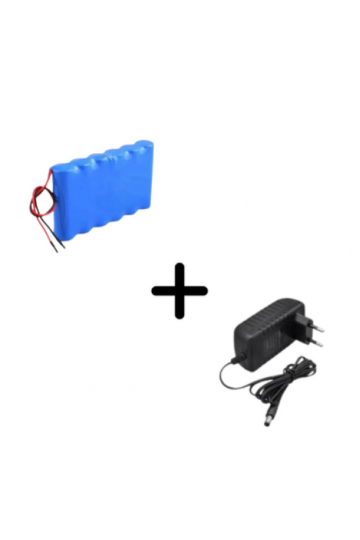 11.1v 5200mAH Li-ion PCBli 3S2P 18650 Şarjlı Pil + Şarj Aleti