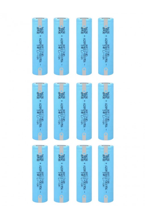 12 Adet Aspilsan Puntalı INR18650A28 3.7V 2800mAh 25A Discharge Şarjlı Li-ion Pil