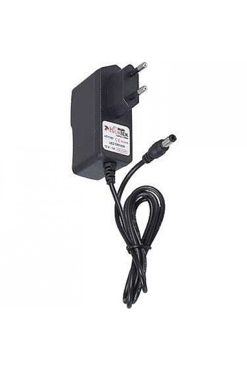 12V 1A Adaptör 5.5x2.5mm Jaklı Güç Adaptörü | Modem, Kamera ve LED Uyumlu