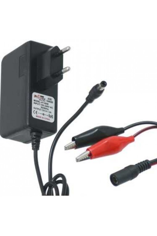 12V 1A Akü Şarj Cihazı Adaptörü