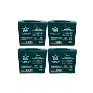 12V 24AH Elektrikli Motosiklet Ve Elektrikli Bisiklet Aküsü 4'lü Set Jel Akü