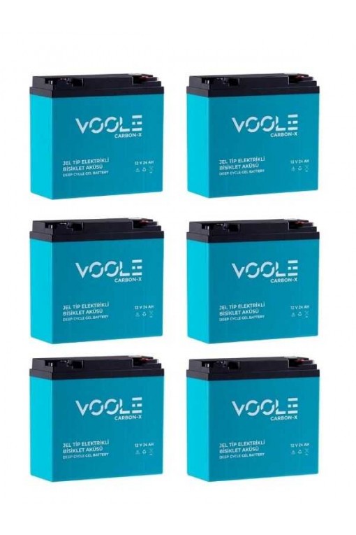 12V 24AH Jel Akü 6'lı Set 72v Elektrikli Motosiklet için 12V 24AH Jel Akü 6'lı Set 72v Elektrikli Motosiklet için