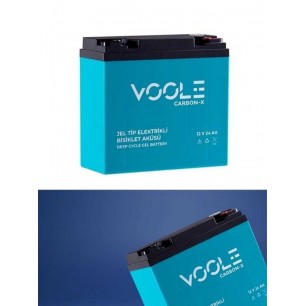 12V 24AH Jel Akü 6'lı Set 72v Elektrikli Motosiklet için