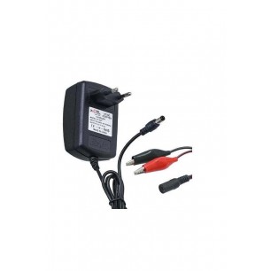 12V 2.5A Akü Şarj Cihazı Jaklı ve Krokodilli | Jel ve Kuru Akü Uyumlu