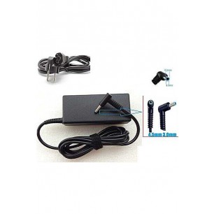 19V 3.34A 4.5x3.0mm Mavi Uç HP Laptop Adaptörü 65W Şarj Aleti