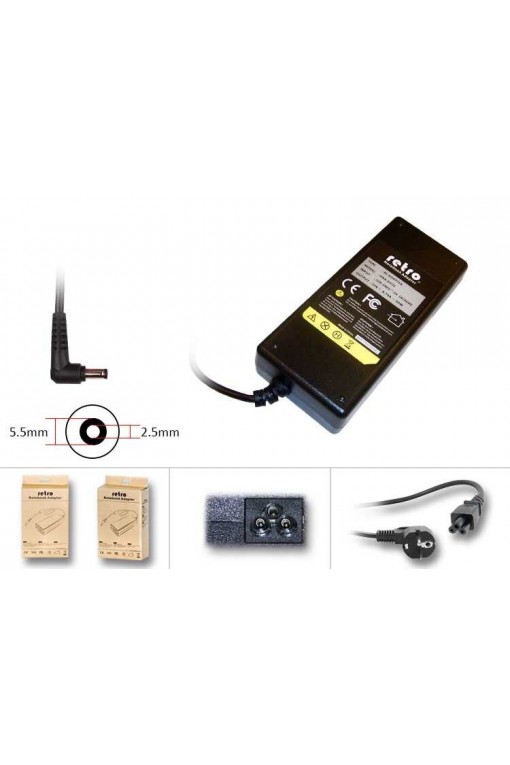 19V 4.74A 90W Notebook Adaptör 5.5mm 2.5mm Uç Standart Laptop Şarj Aleti