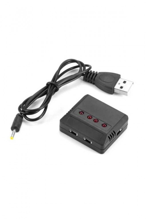 1S 3.7V Li-Po USB Şarj Cihazı | Drone, RC Araba ve Model Uçak Pili Şarj Modülü