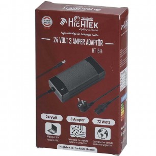 24 Volt 3 Amper Plastik Kasa Adaptör | 24V 3A Güç Adaptörü