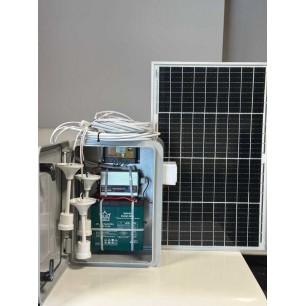 24Ah Jel Akülü Taşınabilir Güneş Enerji Sistemi 600W İnvertörlü Hobi Bahçesi Konteyner Dağ Evi Solar Set