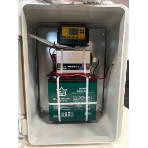 24Ah Jel Akülü Taşınabilir Güneş Enerji Sistemi 600W İnvertörlü Hobi Bahçesi Konteyner Dağ Evi Solar Set