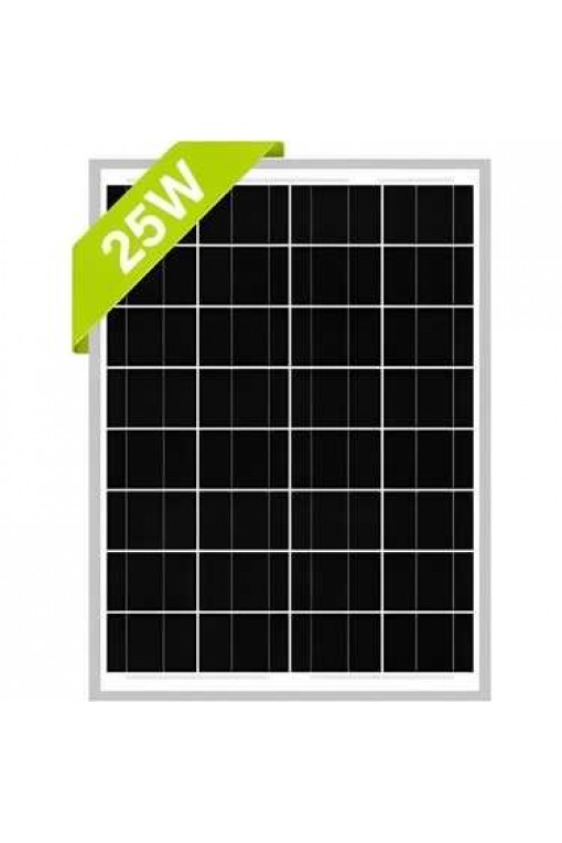 25w Mono Kristal Solar Panel