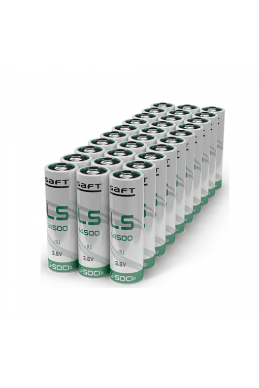 30 Adet Saft LS14500 3.6v AA Lityum Kalem Şarj Olmayan Pil