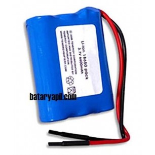 3.7v 6600mAH Li-ion PCBli 3x18650 Şarjlı Pil