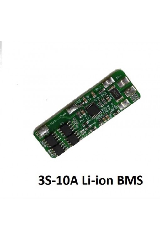 3S 10A 11.1v Li-ion Batarya için BMS Pil Koruma Devresi 3S 10A 11.1v Li-ion Batarya için BMS Pil Koruma Devresi