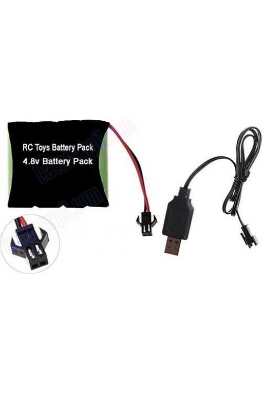 4.8V 1100MAH Oyuncak Araba Bataryası Siyah Soket+Usb Şarj Cihazı 4.8V 1100MAH Oyuncak Araba Bataryası Siyah Soket+Usb Şarj Cihazı