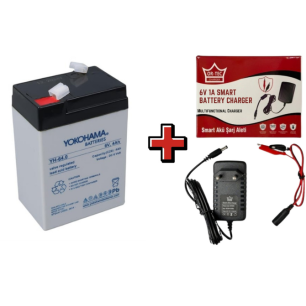 6V 4Ah Akülü Araba Aküsü Akü ve Şarj Cihazı Seti 6V 4Ah Akülü Araba Aküsü Akü ve Şarj Cihazı Seti