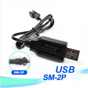 6v Oyuncak Araba için USB Siyah Soketli Şarj Cihazı