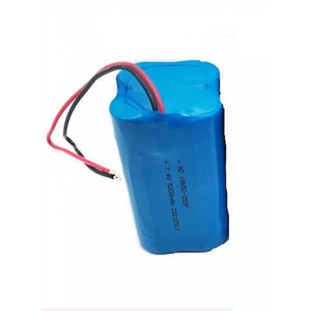 7.4V 5200mah Şarj Edilebilir Pil Paketi 2s2p 18650 Li-ion Piller