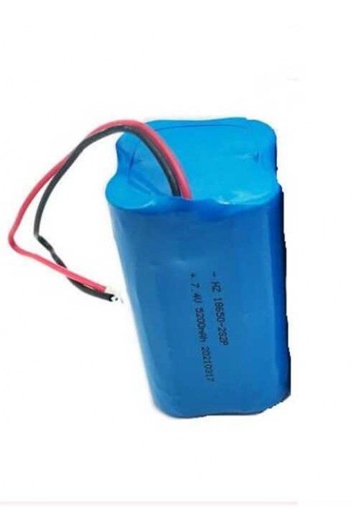 7.4V Şarj Edilebilir Pil Paketi 2s2p 18650 5200mAh Li-ion Piller