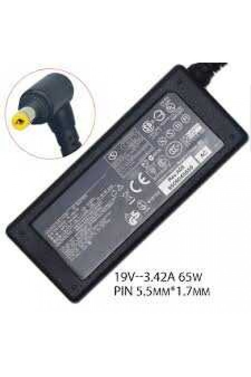 Acer 19V 3.42A 65W Notebook Adaptör 5.5x1.7mm Uyumlu AS5742G 5620 5630 5650 5739G 4720
