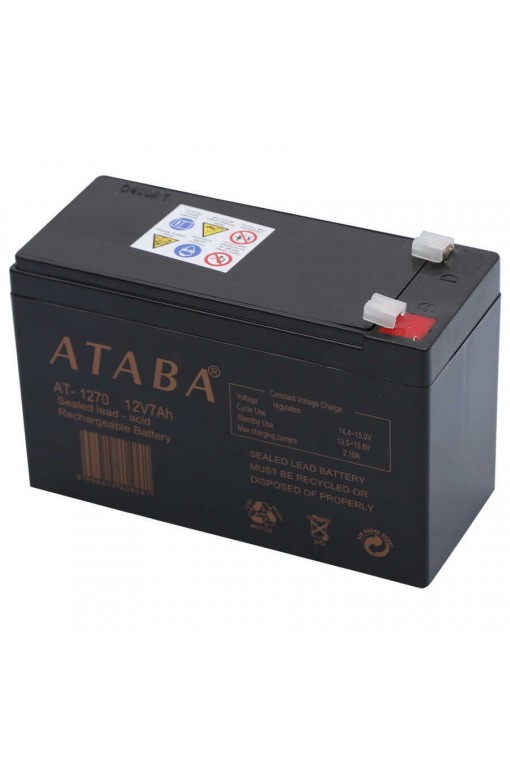 ATABA AT-1270 12V 7Ah KURU TİP AKÜ ATABA AT-1270 12V 7Ah KURU TİP AKÜ